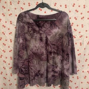 Elegant Purple Women's Top